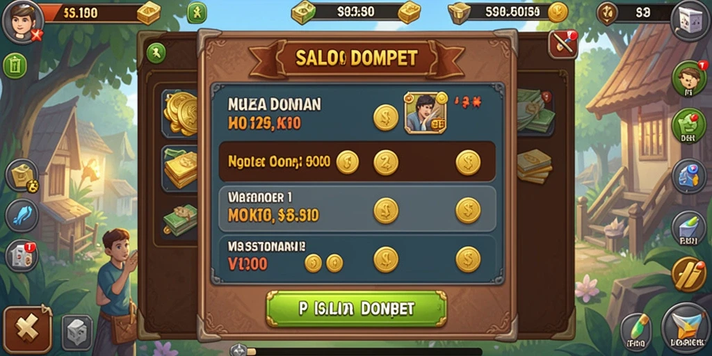 Screenshot tampilan mode permainan baru di BIG77.