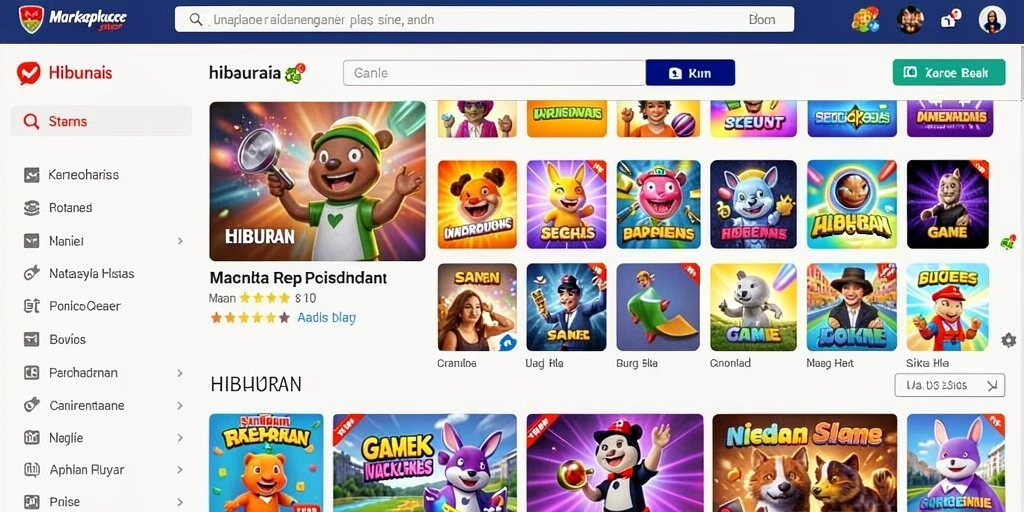Tampilan menu bonus dan reward yang menggiurkan.