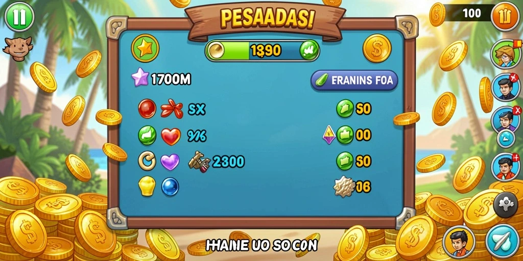 Sistem reward yang memotivasi pemain.