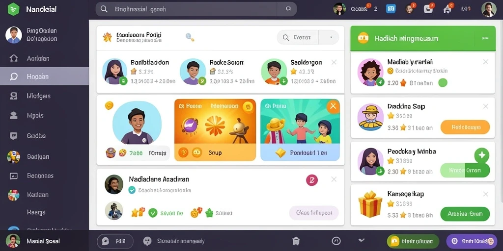Tangkapan layar ketiga menggambarkan mode multiplayer yang menyenangkan.